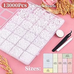 13000Pcs Flatback Pearls for Crafting