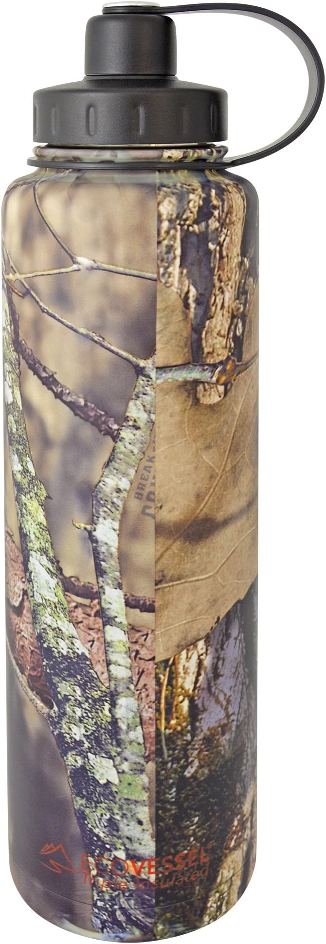 EcoVessel Bigfoot Triple Insulated Stainless Steel Water Bottle with Tea - Fruit and Ice Infuser