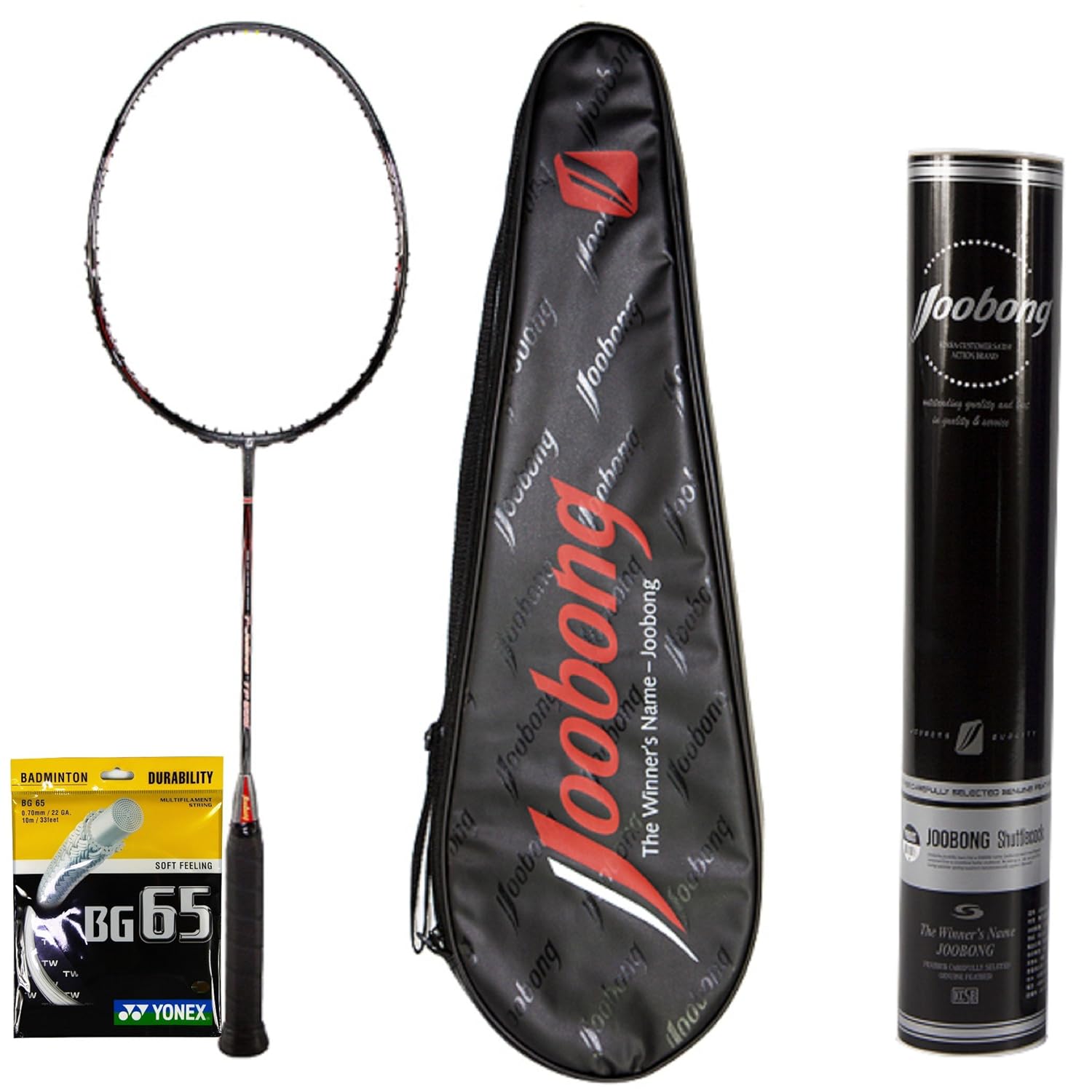 Tp 505カーボンバドミントンラケット Joobong Joobongバドミントンshuttlecock B0757f77s2 65文字列 ホワイト ヨネックスbg バドミントン 正式的 Makan Place