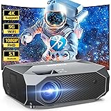 FUDONI Projector with WiFi and Bluetooth, Native