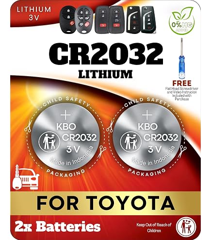 2x VARTA Auto Schlüssel Batterie Passend Für Toyota Corolla RAV4 Yaris Lexus