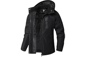 DDQLADY Women's Waterproof Ski Jacket Warm Winter Coat Snowboard Rain Jacket Hooded Windbreaker