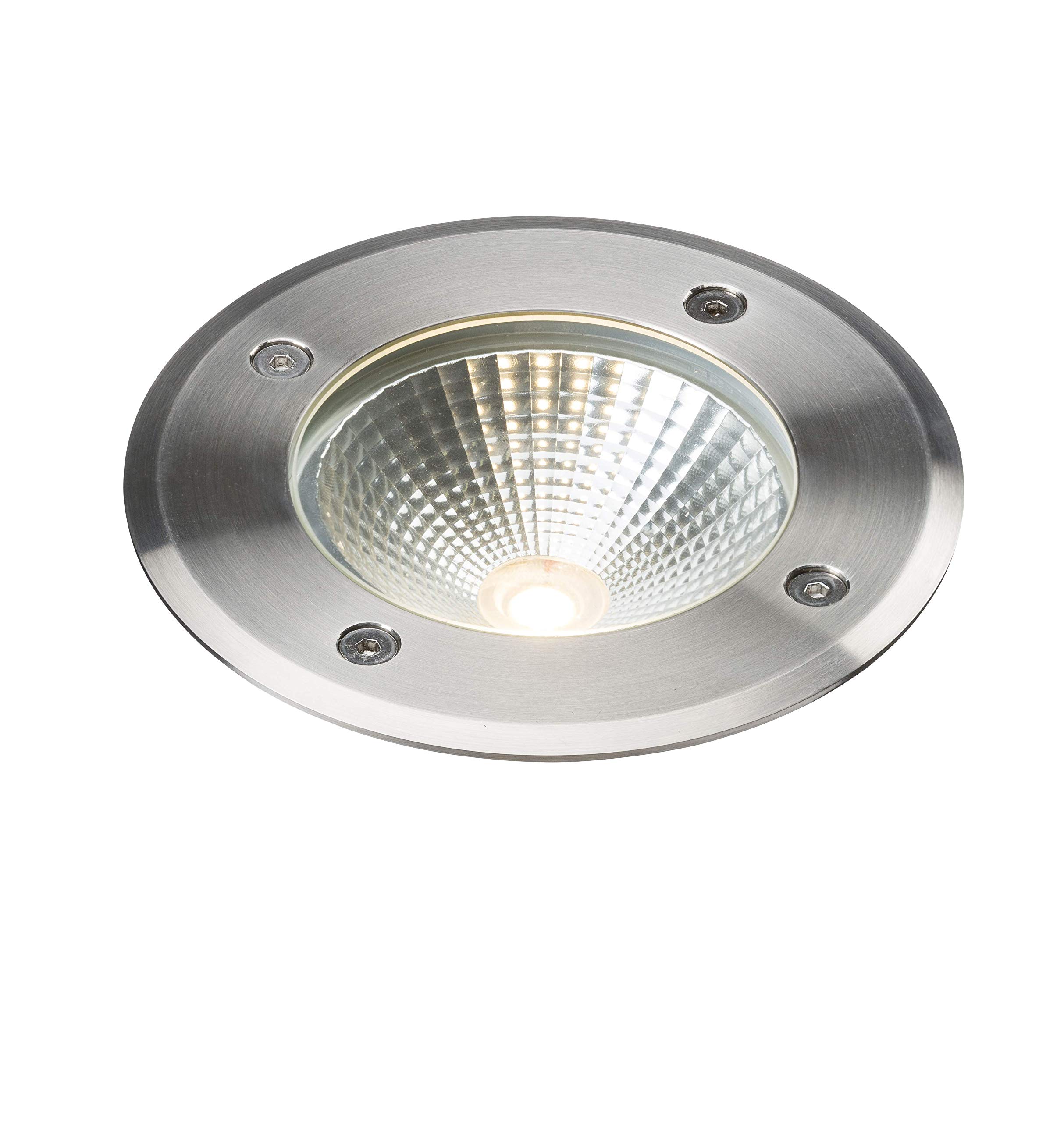 230V IP65 6W LED Stainless Steel Recessed Ground Light 3000K