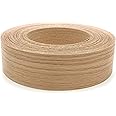 Edge Supply Red Oak 1-1/2" x 25' Roll Preglued, Wood Veneer Edge Banding, Iron on with Hot Melt Adhesive, Flexible Wood Tape Sanded to Perfection. Easy Application Wood Edging, Made in USA.