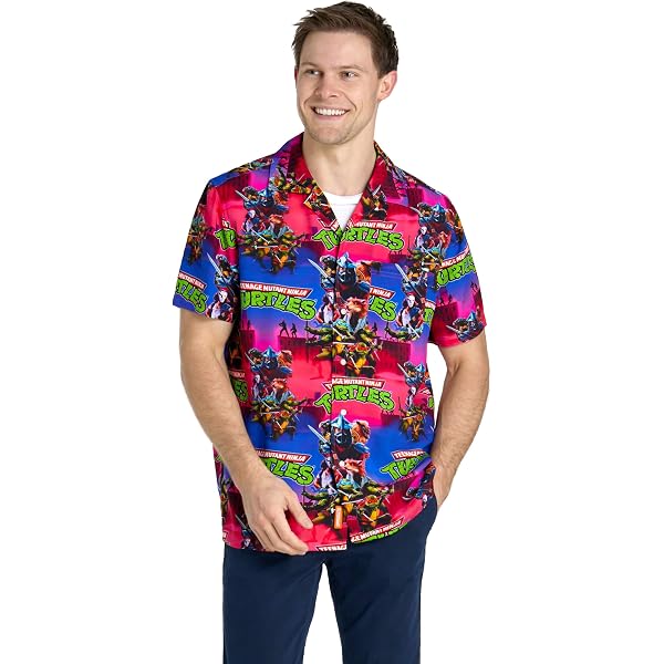 Barabas Men's Floral Print Long Sleeve Shirt - Stretch Slim Fit, Colorful Pattern, Button-Up - View #6