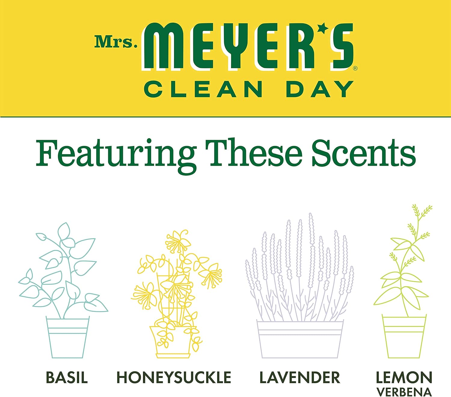 Mrs. Meyer's Clean Day Liquid Hand Soap, Cruelty Free and Biodegradable Formula, Honeysuckle Scent, 12.5 oz- Pack of 3: Health & Personal Care