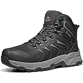 NORTIV 8 Men's Waterproof PRO Hiking Boots Outdoor Lightweight Non-Slip Arch Support Trekking Camping Ankle Boots Armadillo Update