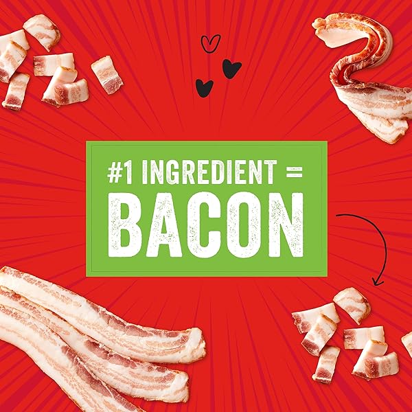 STELLA & CHEWY’S CRAV’N BAC’N DOG TREATS BACON & DUCK RECIPE, 8.25 OZ. BAG