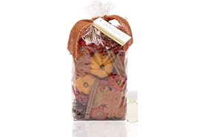 ANDALUCA Autumn Pumpkin Patch Scented Potpourri | Large 20 oz. Bag with Fragrance Vial | Made in California