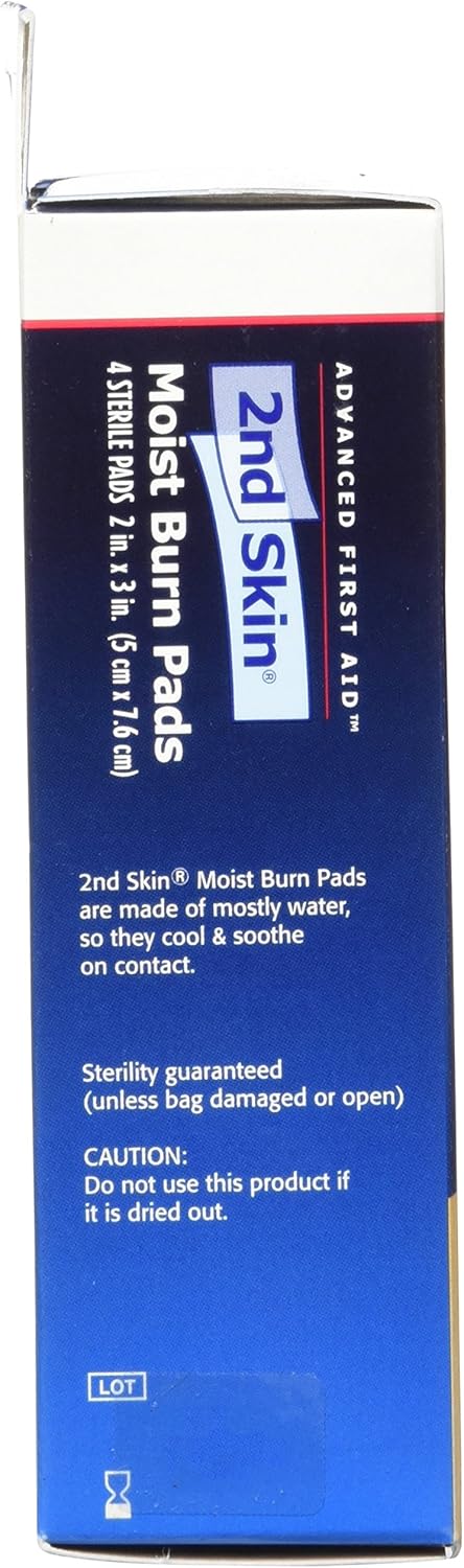 Spenco 2nd Skin Moist Burn Pads, Medium (2 x 3 Inches), 4-Count: Industrial & Scientific