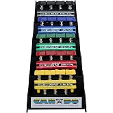 CanDo Digi-Flex Hand and Finger Exerciser 5 Piece Set X-Light - X-Heavy Resistance with Plastic Storage Rack- For Dexterity, Strength, and Flexibility for Fingers, Hands, and Forearms