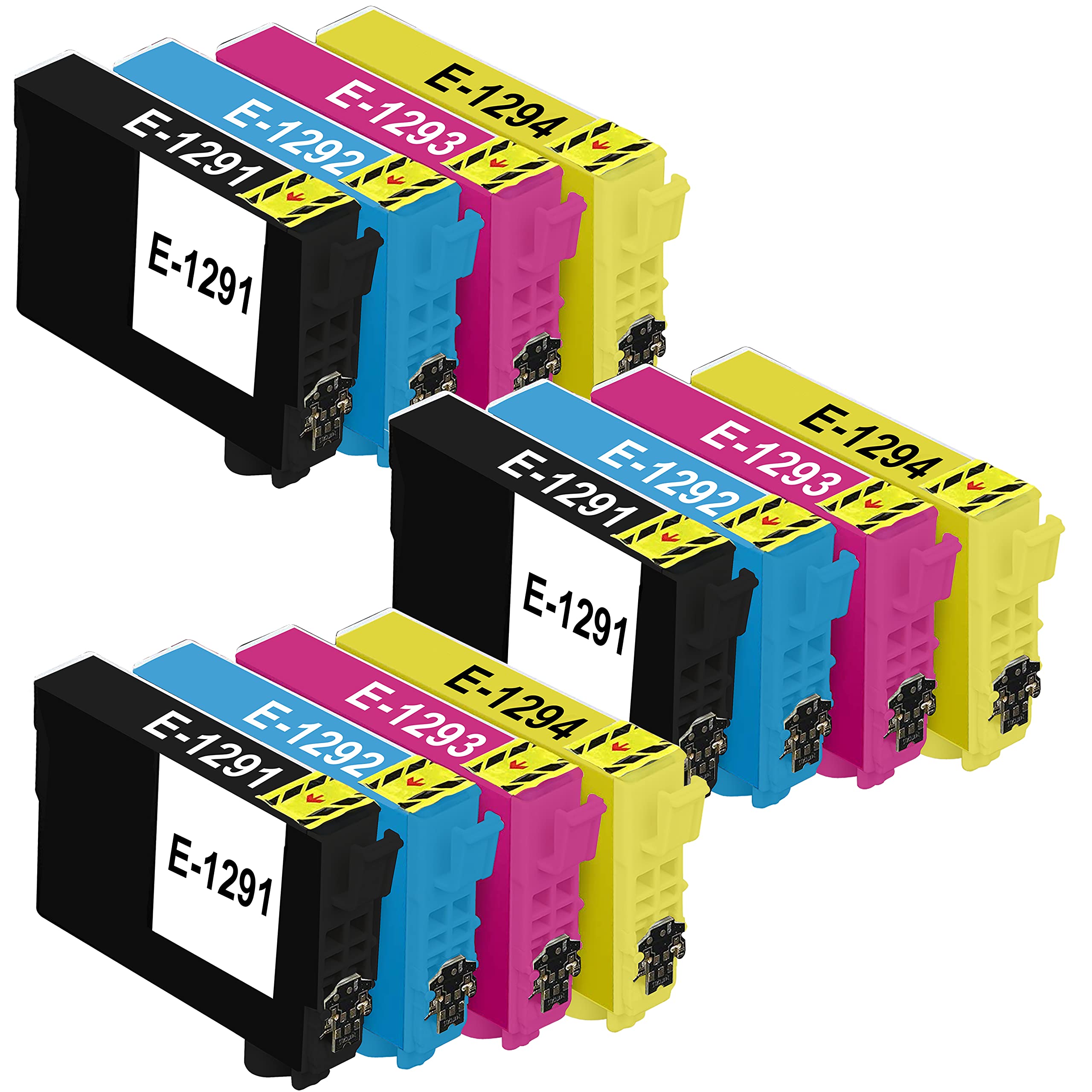 KING OF FLASH T1295 3 Full Set Ink Cartridges Replacement for Epson T1291 T1292 T1293 T1294 Compatible for Epson SX435W SX235W WF-3520 WF-3540 WF-7515 WF-7525, Epson SX425W SX445W SX535WD SX535WD
