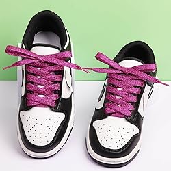 Olukssck 2 Pairs Flat Glitter Shiny Metallic Shoe