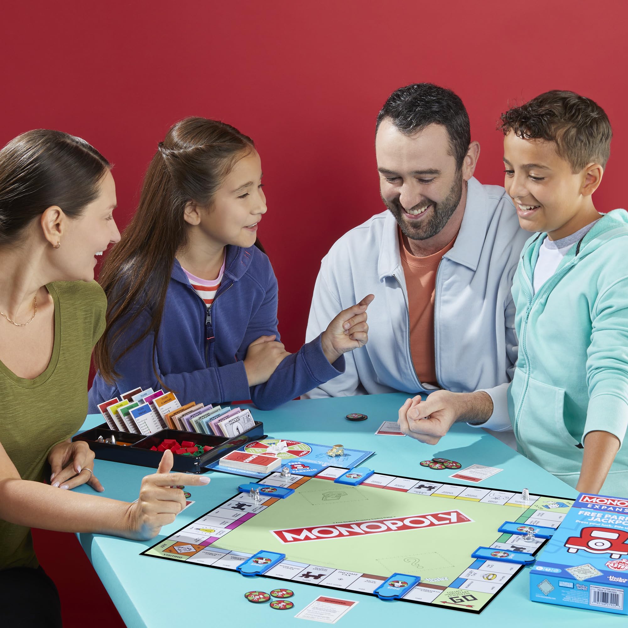 Monopoly Free Parking Jackpot Expansion | Add More Fun to Classic Monopoly Game and Play Faster | Ages 8+ | 2-6 Players | 40 Mins. | Family Board Games