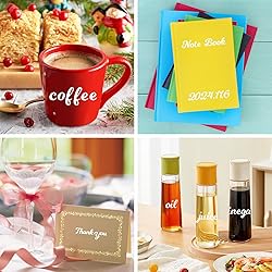 1770 Pcs Alphabet Stickers,15 Sheets White Letter