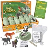 MindWare Dig It Up! Discoveries Wild Animals Science Kit | Chip real specimens out of a dig brick&mdash;hands-on discovery kids run themselves.