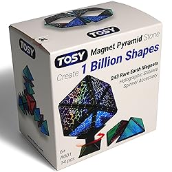 TOSY Magnet Pyramid Stone - 1 Cube Transforms into