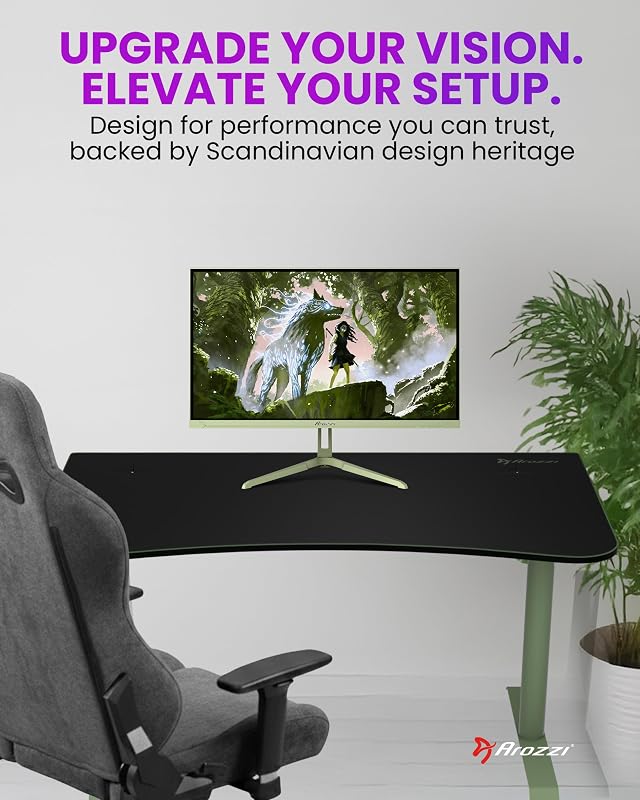 Nova 24" Monitor Gaming IPS FHD 200 Hz, 1 ms, FreeSync, HDR, Altavoces Integrados – Forest Green