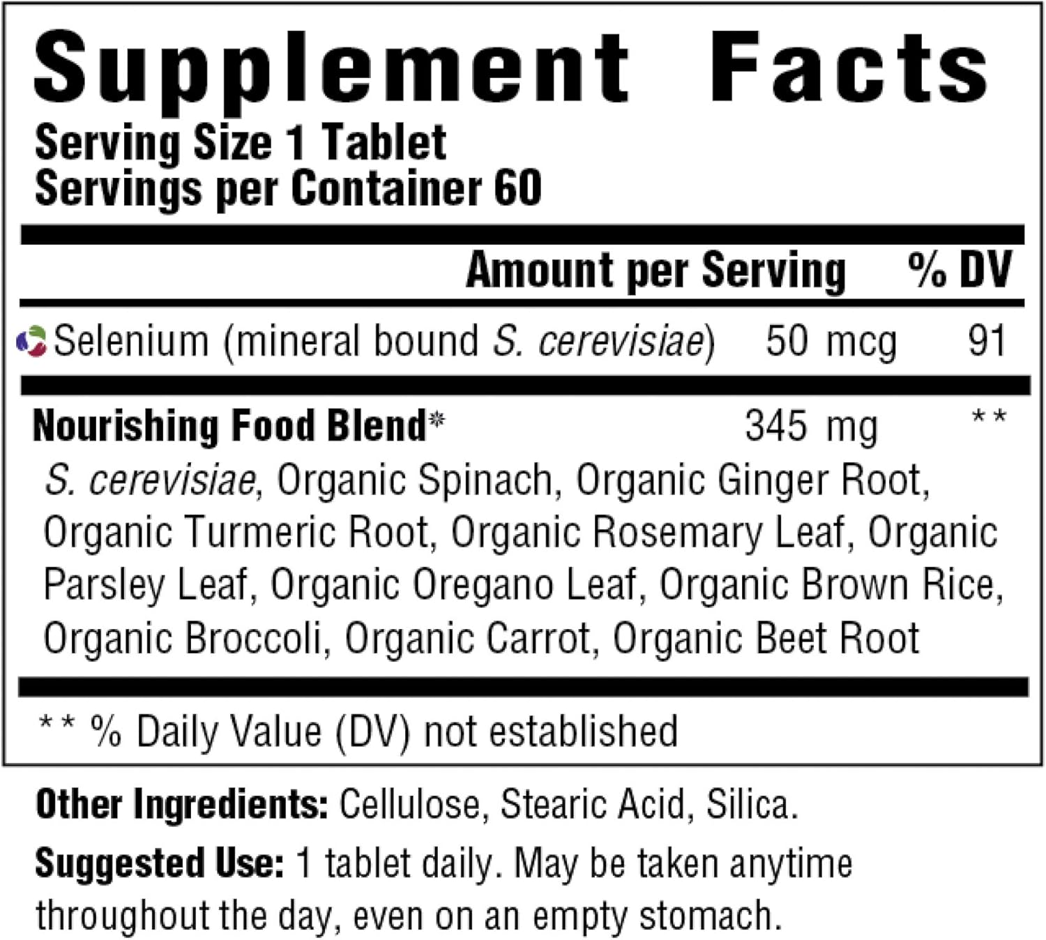 MegaFood, Selenium, Supports Optimal Health, Mineral Supplement Vegan, 60 Tablets (60 Servings): Health & Personal Care