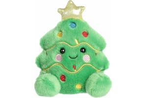 Aurora® Festive Palm Pals™ Douglas Christmas Tree™ Stuffed Animal - Fun Collectible Plush for Kids and Adult Collectors - Perfect for Holiday Decorations or Gifts - Green 5 Inches