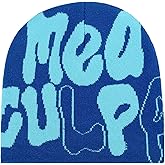 HH HOFNEN Beanie Hat for Women Y2K Knit Skull Cap MEA Culpa Beanie Winter Hat Slouchy Warm Hat Men