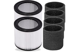 HEPA Vacuum Cleaner Replacement Filter Compatible with Shop-Vac 90398, 903-98, 9039800, 903-98-00 Hangup Wet/Dry Vacuum Clean