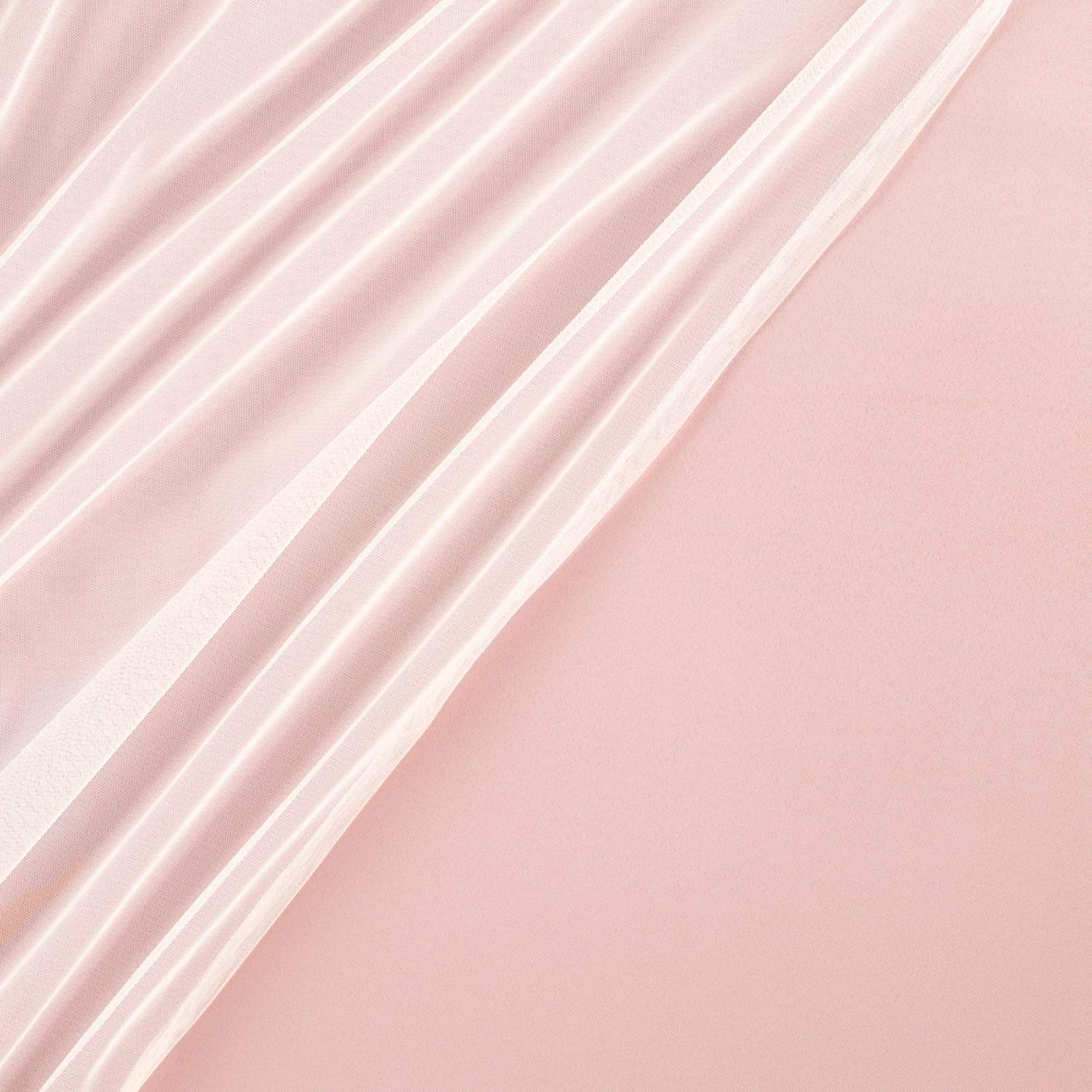 Exclusive Home Curtains Catarina Layered Solid Blackout and Sheer Window Curtain Panel Pair with Grommet Top, 52x84, Rose Blush, 2 Count: Home & Kitchen