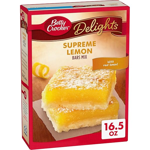 BETTY CROCKER DELIGHTS SUPREME LEMON BARS MIX, 16.5...
