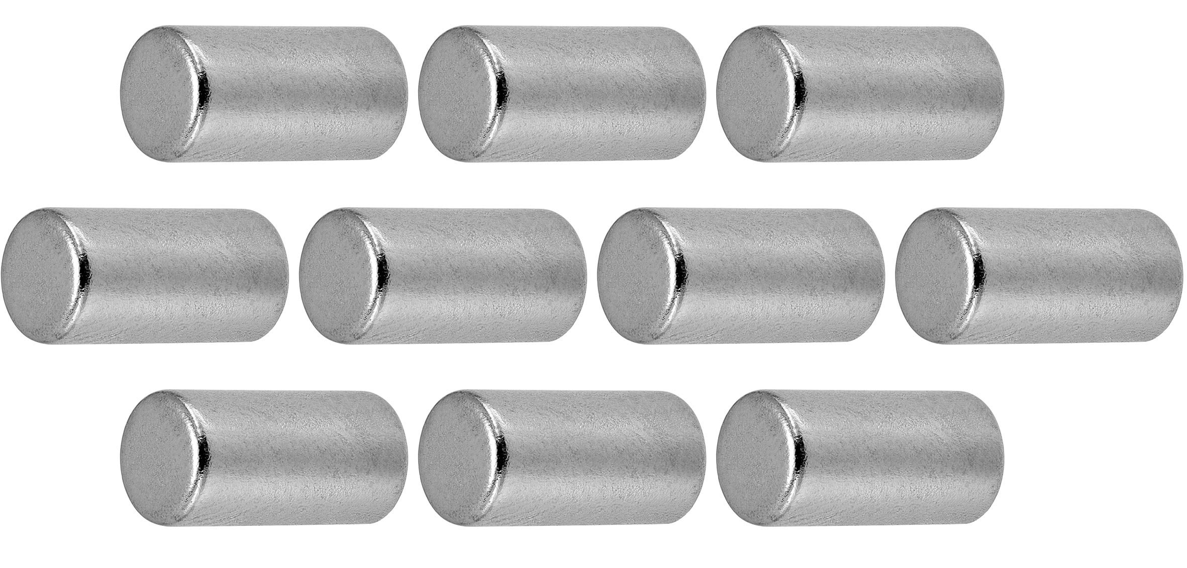 Connex Neodymium Rod Magnet Cylinder Hold Force 0.9 kg Pack of 10, 0, Ø 5 x 10 mm (10 Stück)