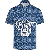 Wemkuqa Funny Golf Shirts for Men Moisture Wicking Men's Fun Golf Polo Shirts Quick-Dry Polo Shirts Short Sleeve