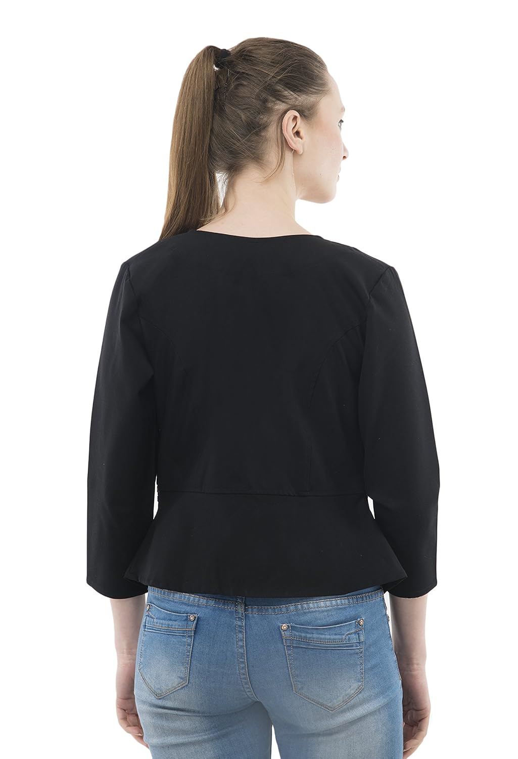 ambrosial women single breasted formal blazer