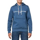 Tommy Hilfiger Men's Medium Weight Fleece Hoodie Sweatshirt With Embroidered Logo, Also Available in Big &amp; Tall