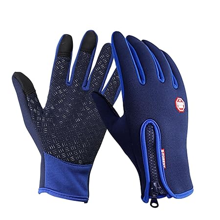 Speedrid Fahrradhandschuhe, Laufhandschuhe Touchscreen Sport Handschuhe, Winterhandschuhe Wasserdicht Vollfinger Für Radfahren Laufen Skating Klettern