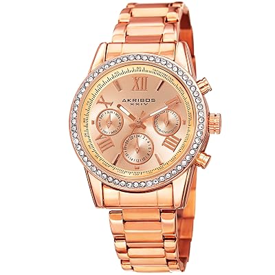 Akribos XXIV Womens Crystal Accent Watch - Jamaica | Ubuy display picture 3
