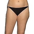 Vanity Fair Women's Illumination String Bikini Panties, Silky Stretch & Satin Trim
