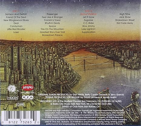 Grateful Dead Dead Set Expanded Remastered 2cd Amazon