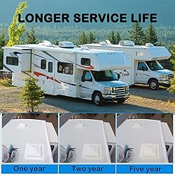 Gociean RV Roof Tape White with Rubber