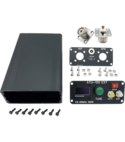 Kit Sintonizzatore Antenna QRP Manuale Fai Da Te &ndash; 1-30Mhz Con Led VSWR, Connettori BNC, Per Radio HAM