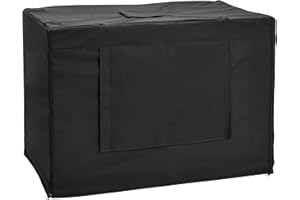鶹 Basics Dog Crate Kennel Cover - 36 Inch, Black