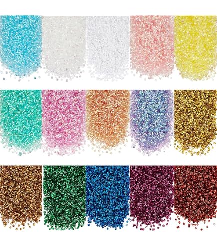 SUNNYCLUE Bingsu Perlen – 90g In 9 Farben Für DIY, Deko & Basteln