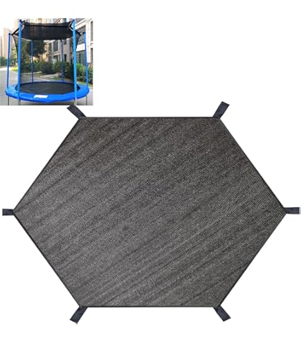 Couvercle De Trampoline 8 Pieds – Tissu Oxford Imperméable, Fenêtres, Fermeture éclair, Pour 6 Poteaux