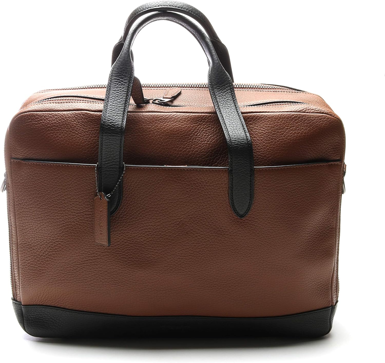 mens leather briefcase coach