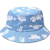 Umeepar Unisex Packable Bucket Hat Sun hat for Womens Men (Cloud)