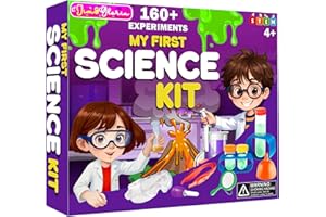 Jim&Gloria Science Kits for Kids Cool Birthday Gift Ages 4+ Year Old Girl Boy, Magic Lab Chemistry Experiments Learning & Educational STEM Toys, DIY Volcano Project Set, Teen Girls Gifts Trendy Stuff