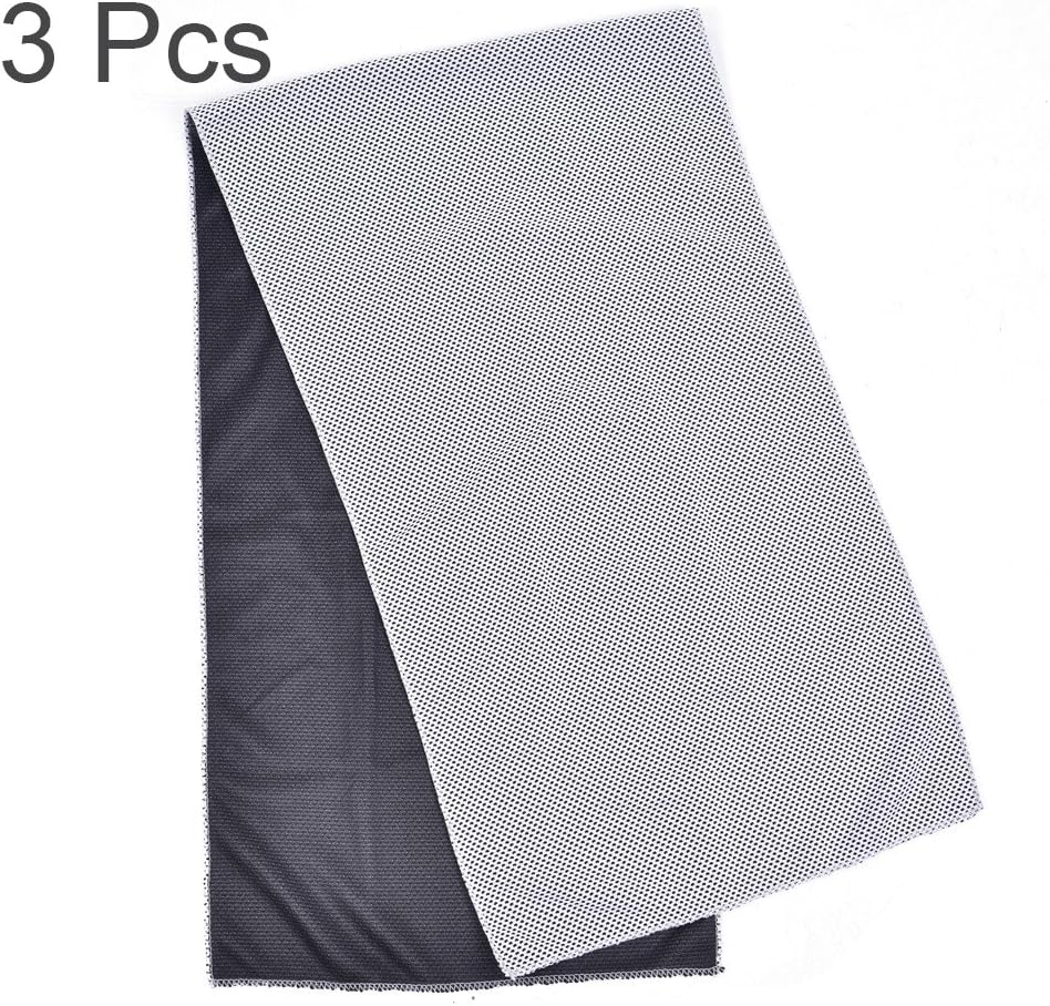 hjuns Sports Cooling Towel Breathable Ice Mesh Scarf Neck Cooler - Extra Long 12 x 40 inches