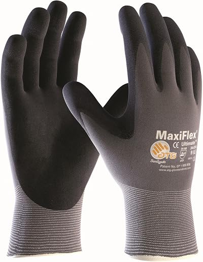 ATG MaxiFlex Ultimate Work Gloves Pack of 3 Size XL 10