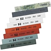 RUIXIN PRO 8 Pcs Knife Sharpening Stones for RUIXIN PRO RX-008 RX-009 Knife Sharpener Fixed-Angle Kit, Professional Whetstone