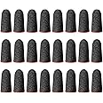 NEREIDS NET Gaming Finger Sleeves,2023 New Gamer Thumb Protector Ultra Thin High Precise Sensitive Anti-Slip Enhance Gaming Experience Finger Gloves for Mobile Game 12pcs