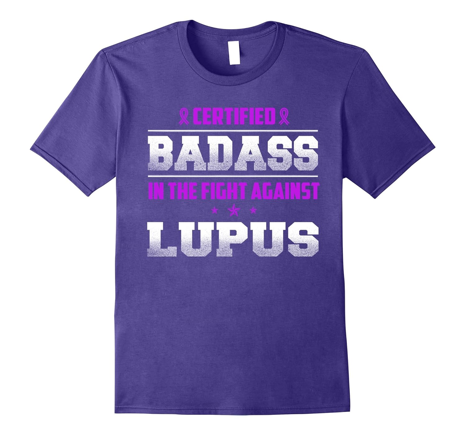 Certified badass in the fight against LUPUS t-shirt-ANZ