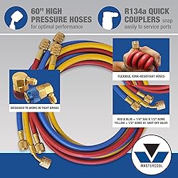 Mastercool 66661 2-Way Brass Manifold Gauge Set